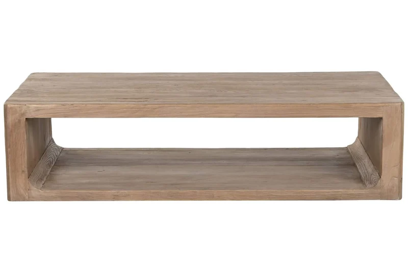 MESA CENTRO OLMO MACIZO 140X71X35 NATURAL