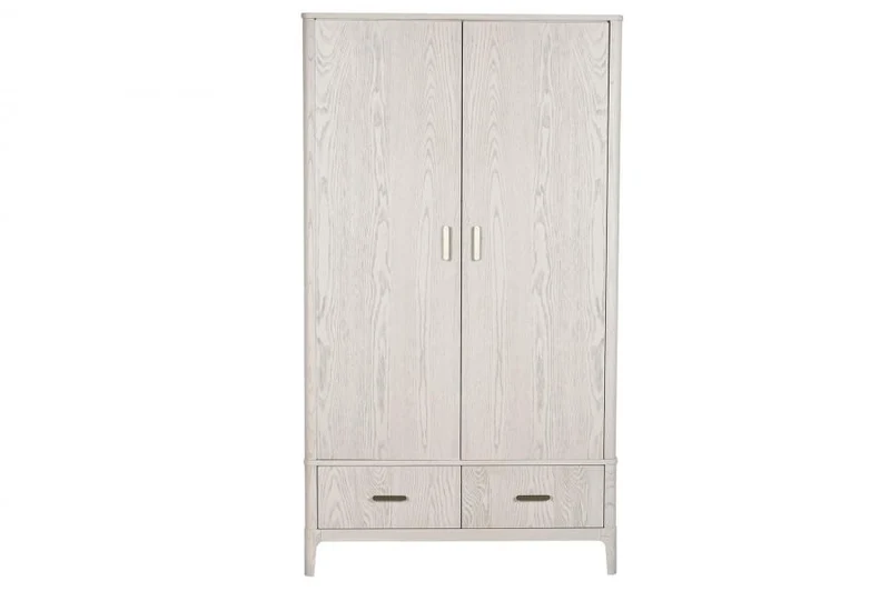 ARMARIO METAL MDF 110X60X195 ROPERO GRIS CLARO