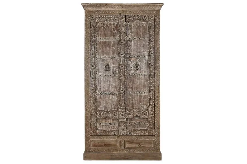 ARMARIO TECA 122X51X216 PIEZA UNICA NATURAL