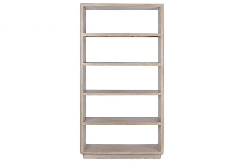 ESTANTERIA OLMO MACIZO 110X40X210 NATURAL