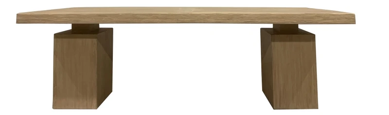 MESA COMEDOR OLMO MACIZO 244X102X76