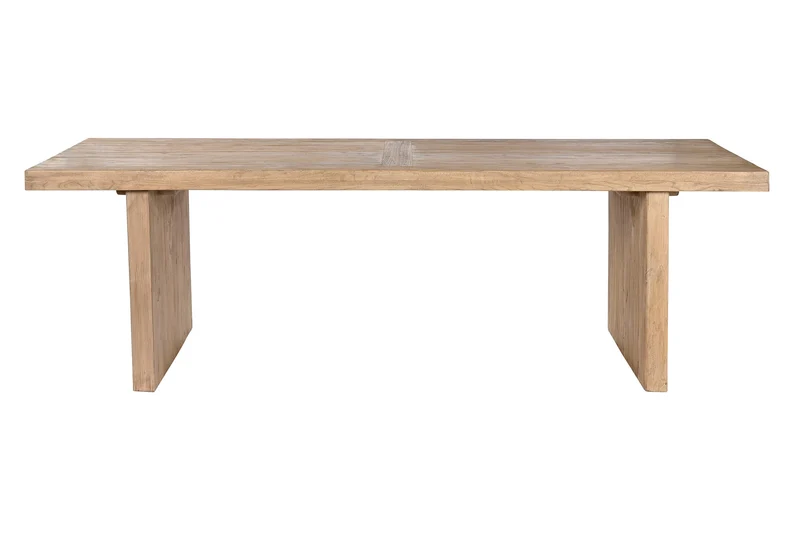 MESA COMEDOR OLMO MACIZO 244X102X76 NATURAL