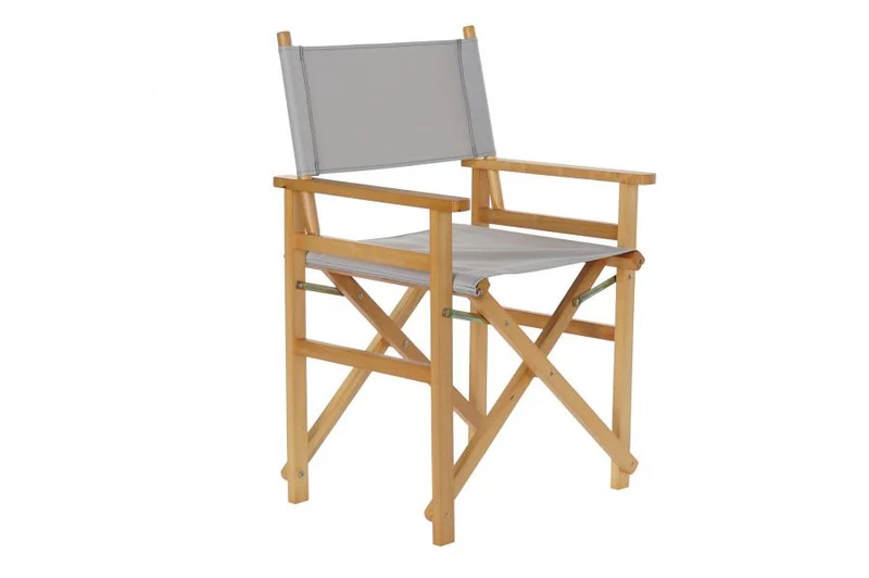 SILLA PINO POLIESTER 56X48X87 DIRECTOR GRIS
