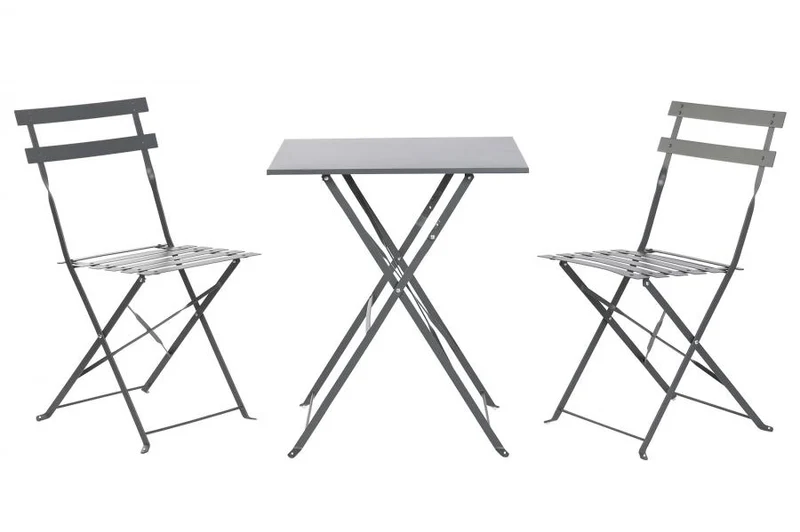 MESA SET 3 METAL 60X60X71 GRIS