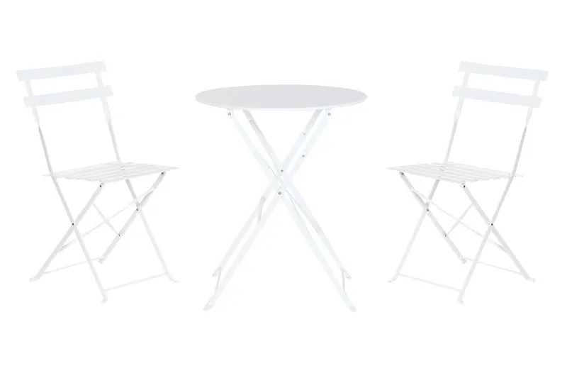 MESA SET 3 METAL 60X60X71 BLANCO