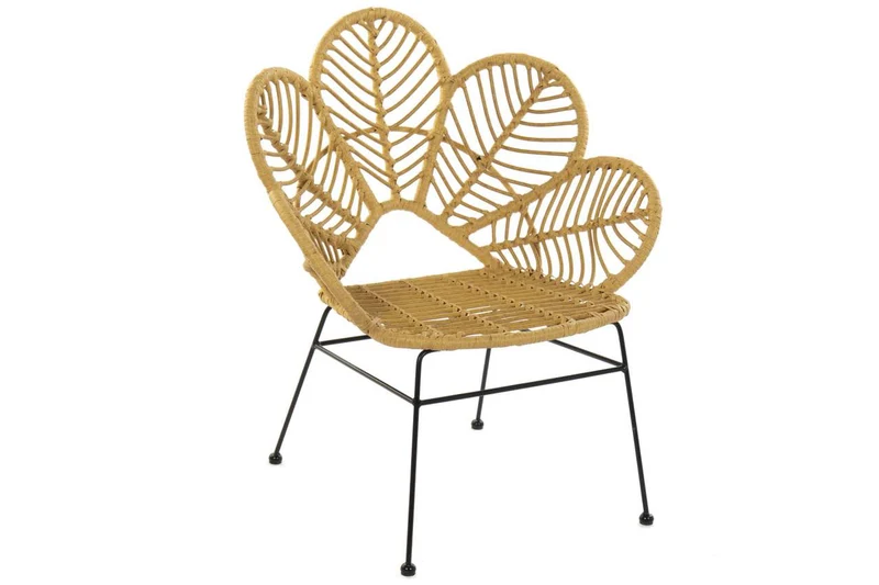SILLA RATAN SINTETICO 76X67X86 HOJA
