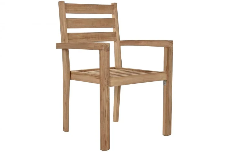 SILLA TECA 61X52X90 APILABLE NATURAL MARRON