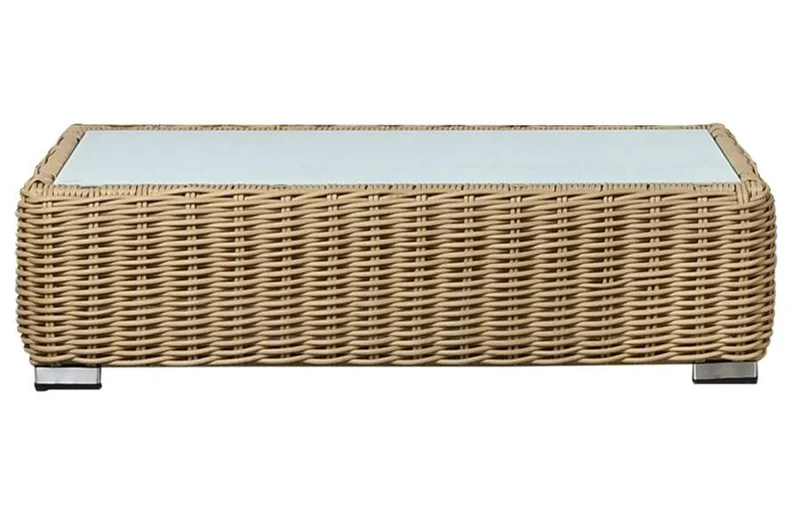 MESA CENTRO RATAN SINTETICO 110X60X35