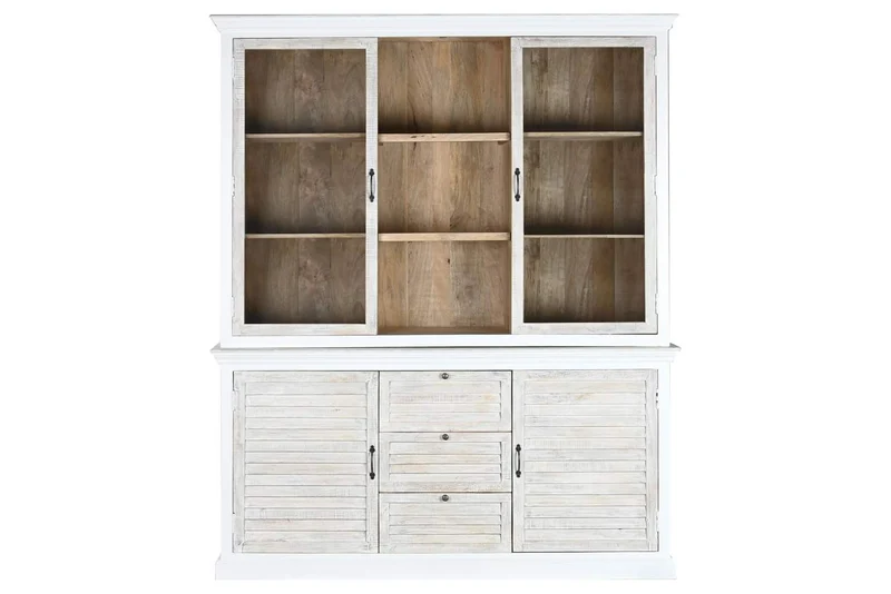 VITRINA MANGO CRISTAL 180X45X220 168,50 BLANCO