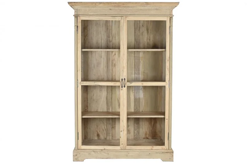 VITRINA MADERA RECICLADA 130X55X209 154,00 NATURAL