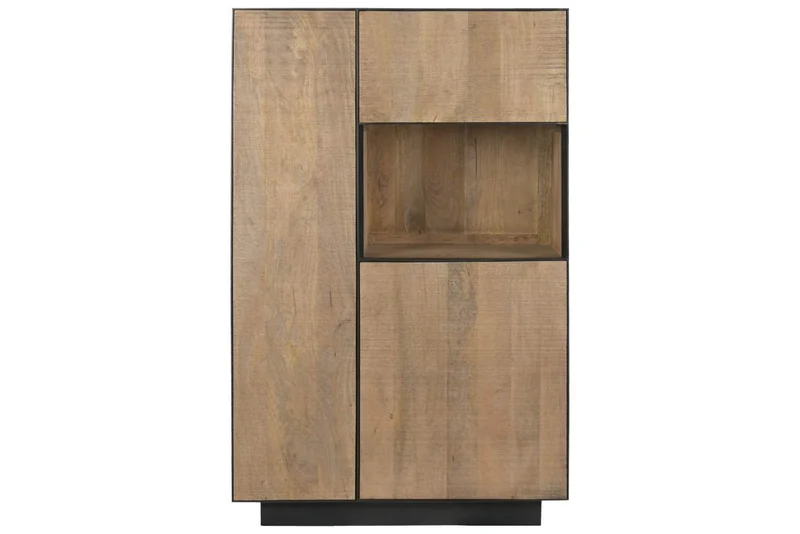 VITRINA MANGO CRISTAL 89X44X142 CHORRO DE ARENA