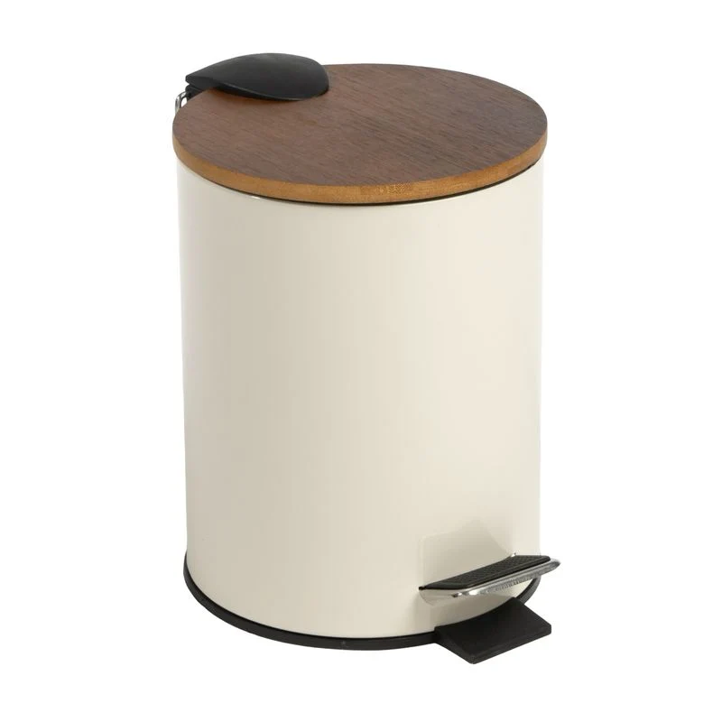PAPELERA 3L TAPA ACACIA BOIS&TERRE
