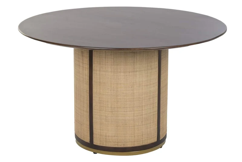 MESA REDONDA COMEDOR MANGO FIBRA 130X130X77