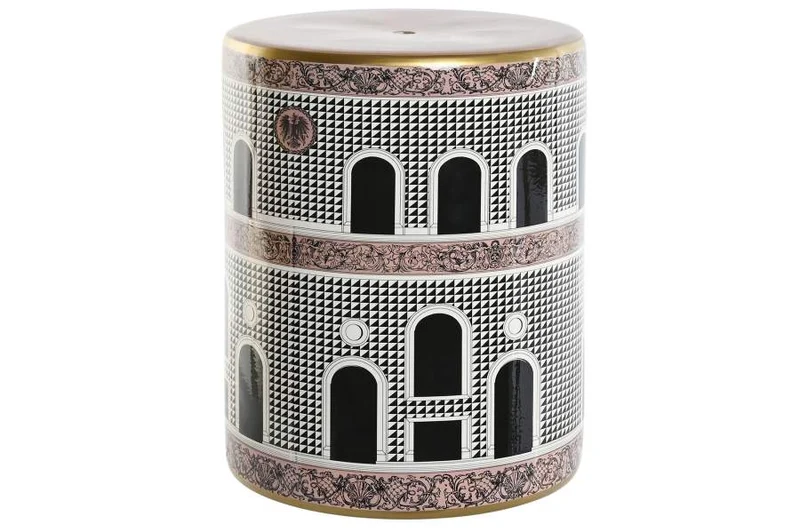 MESITA AUXILIAR PORCELANA 33X33X42,5 PUERTAS