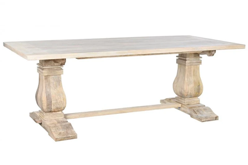 MESA COMEDOR MADERA MACIZA MANGO 215X100X76 DECAPE
