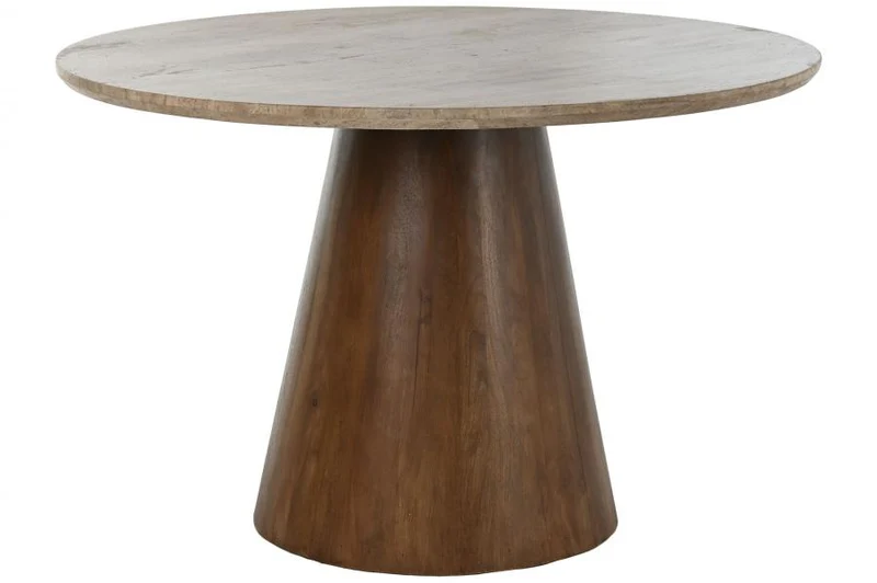 MESA COMEDOR MANGO MARMOL 120X120X79
