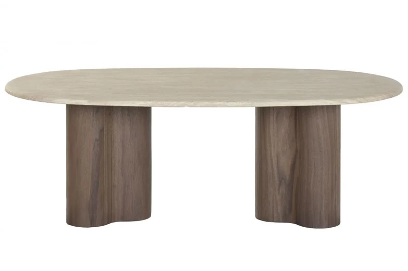 MESA CENTRO MDF GRANITO 130X70X45 MARRON