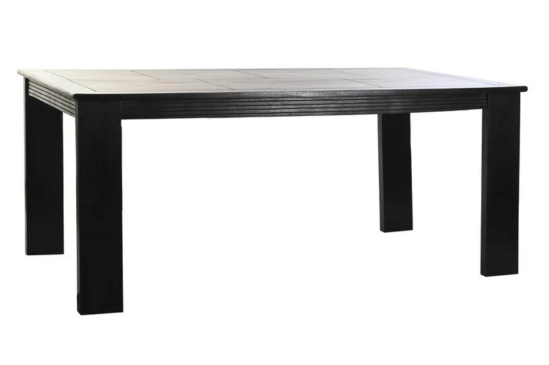 MESA COMEDOR ACACIA 180X90X76 MARRON OSCURO