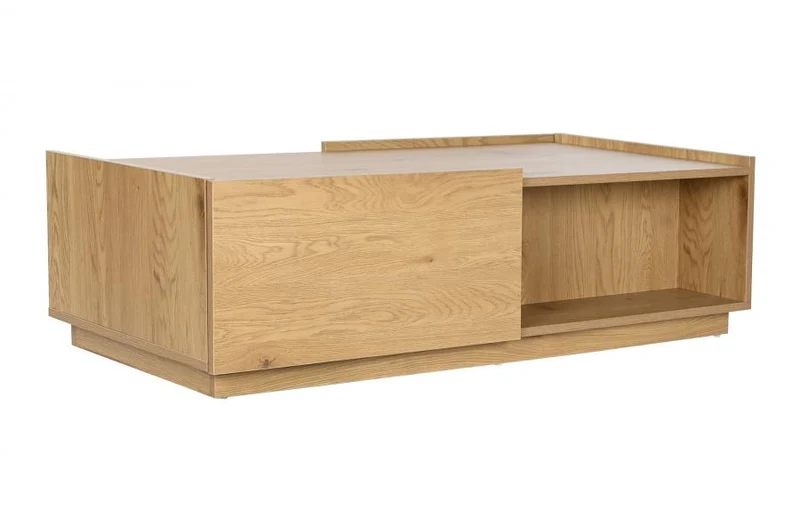MESA CENTRO MDF ROBLE 120X60X35 NATURAL