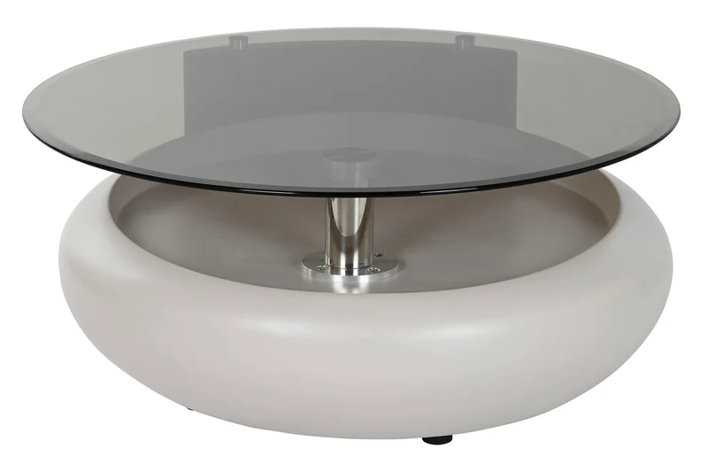 MESA CENTRO CRISTAL MDF 85X120X37 NEGRO