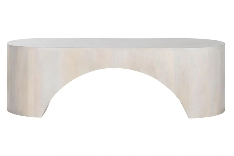 MESA CENTRO MANGO 137X60X42 BLANCO