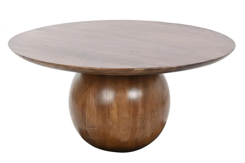 MESA CENTRO ACACIA 80X80X38 MARRON OSCURO