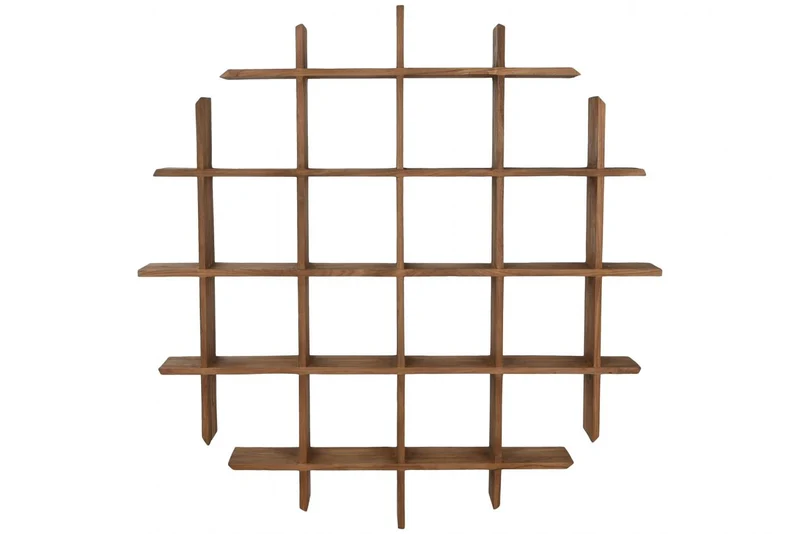 ESTANTERIA PARED TECA 120X15X120