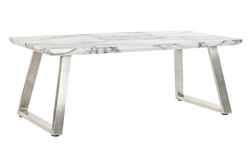 MESA CENTRO MDF ACERO 120X60X44 BLANCO