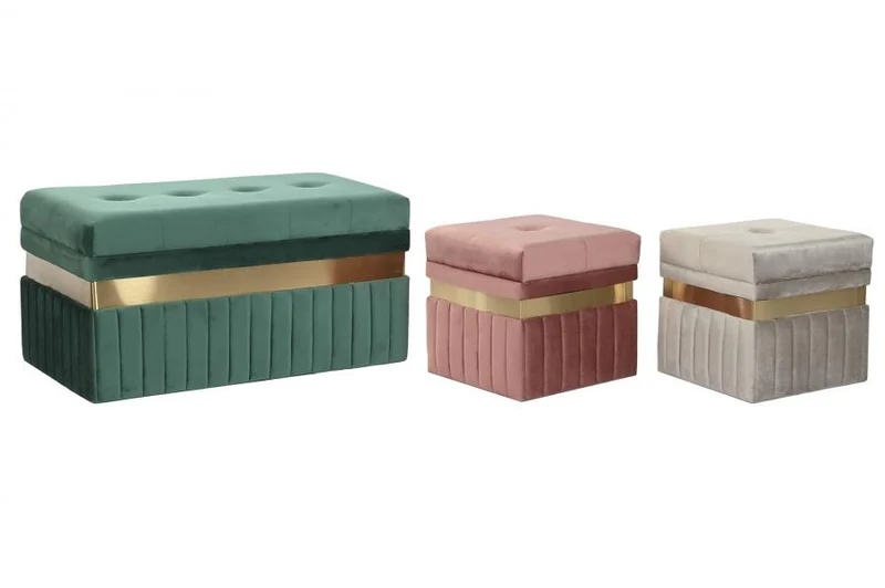 DESCALZADORA SET 3 POLIESTER MDF 93X47X45