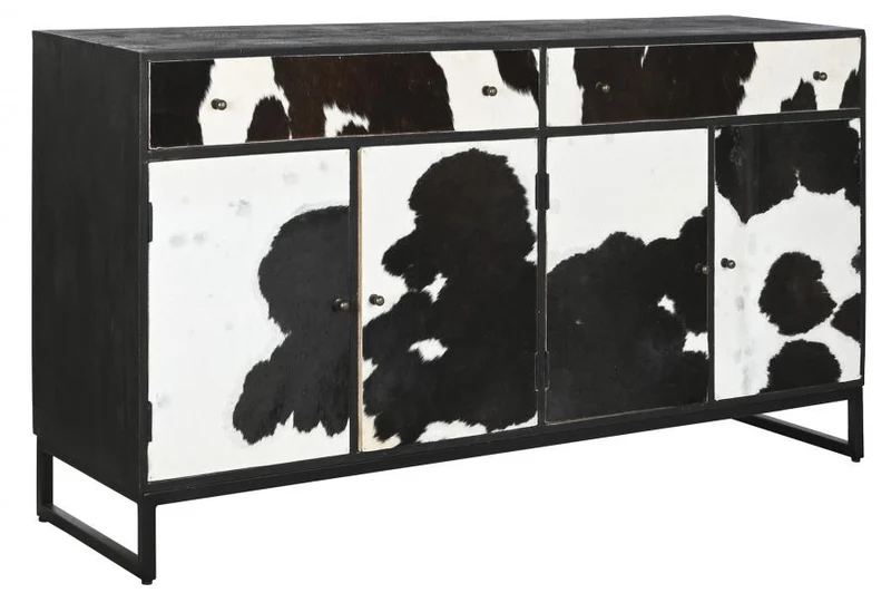 BUFFET MANGO PIEL 172X45X90 VACA