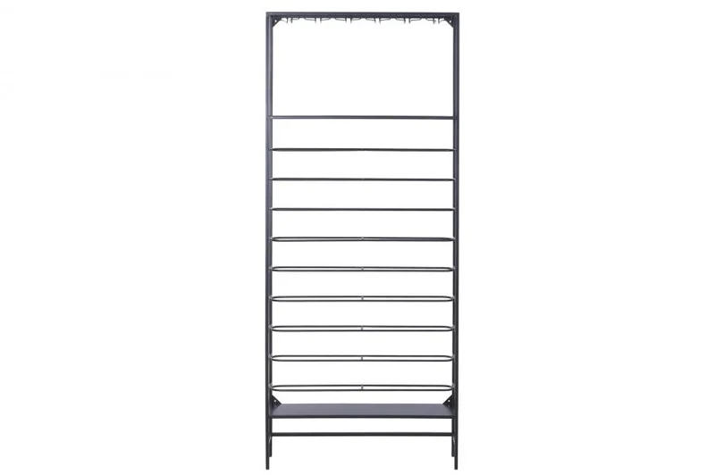 BOTELLERO METAL 75X16X180 NEGRO