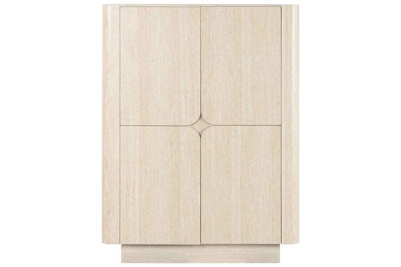 ARMARIO MADERA SIMIL 100X40X134 TRAVERTINO BEIGE