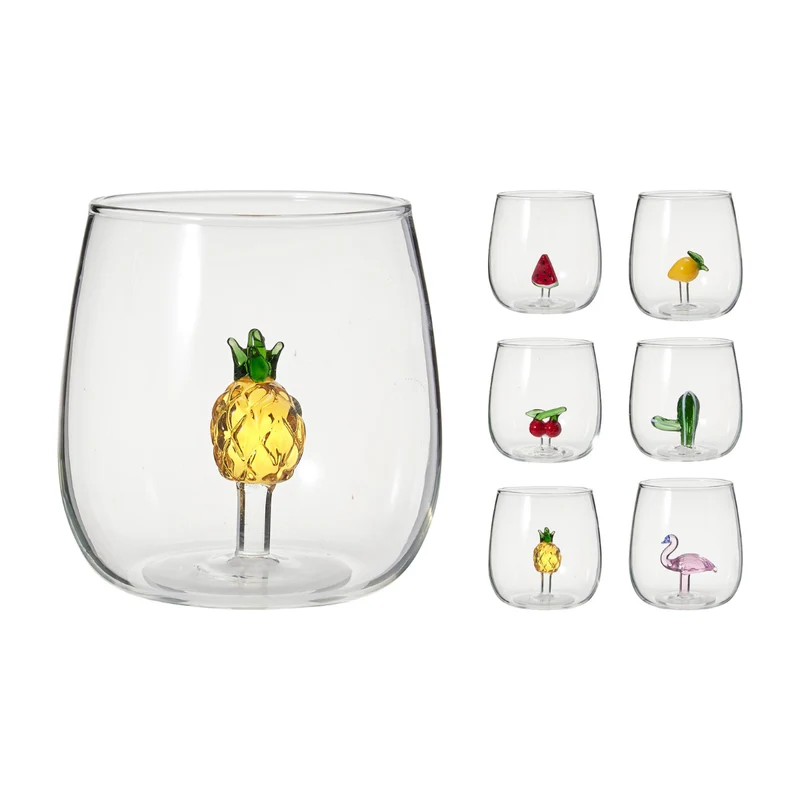 VASO CON FIGURA INTERIOR