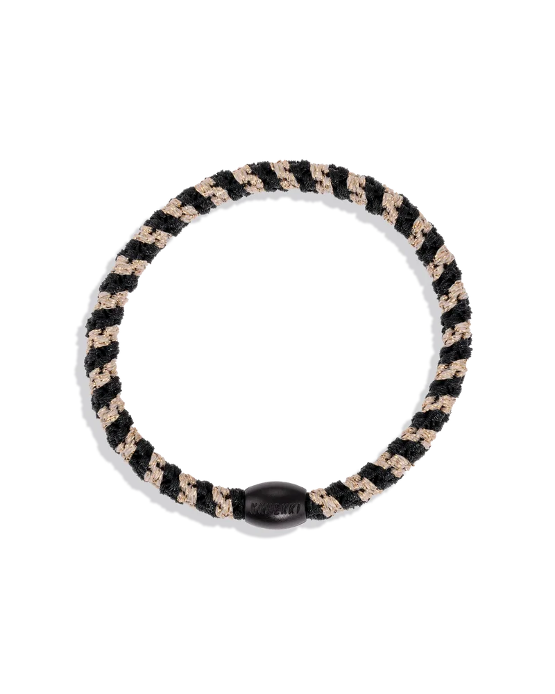 KKNEKKI SLIM BLACK-BEIGE GLITTER STRIPE