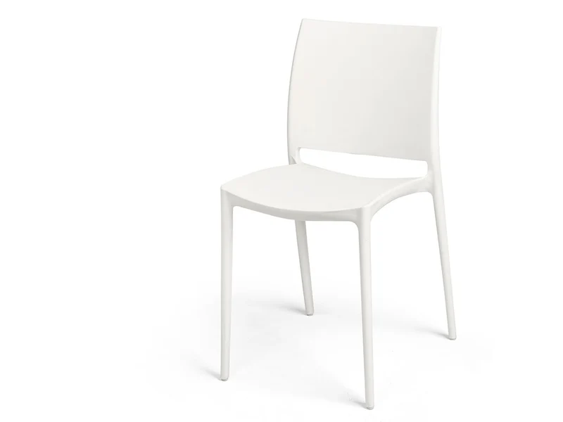 SILLA LISA BLANCA