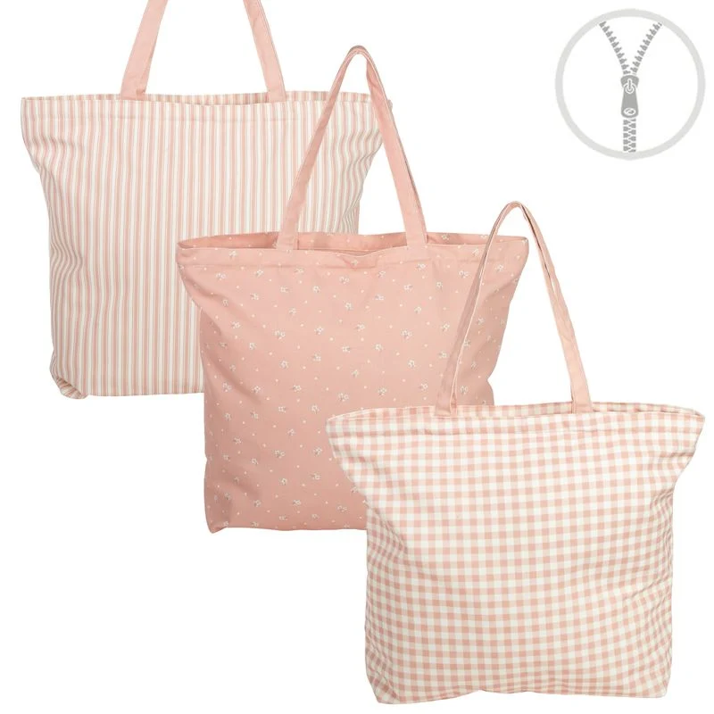 BOLSO CON CREMALLERA BRIDGET ROSA MAQUILLAJE