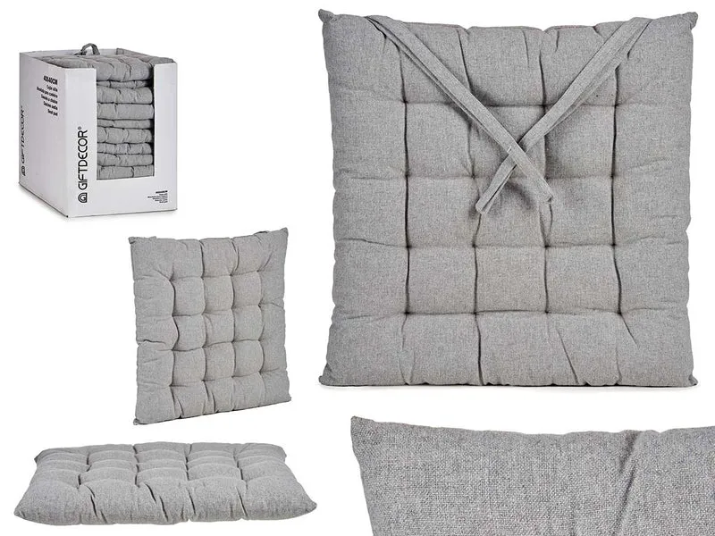 COJIN SILLA LISO GRIS