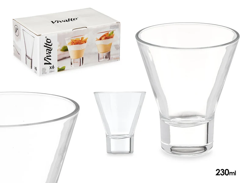 VASO CONICO BASE 230ML