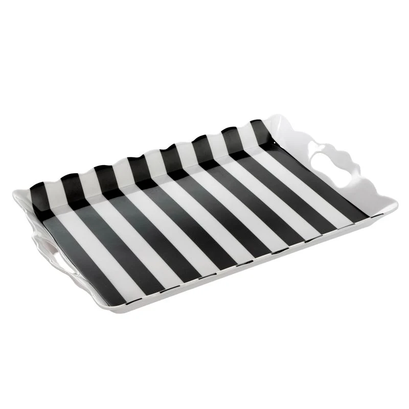 BANDEJA MELAMINA EXCELLENCE RAYAS 38X24CM