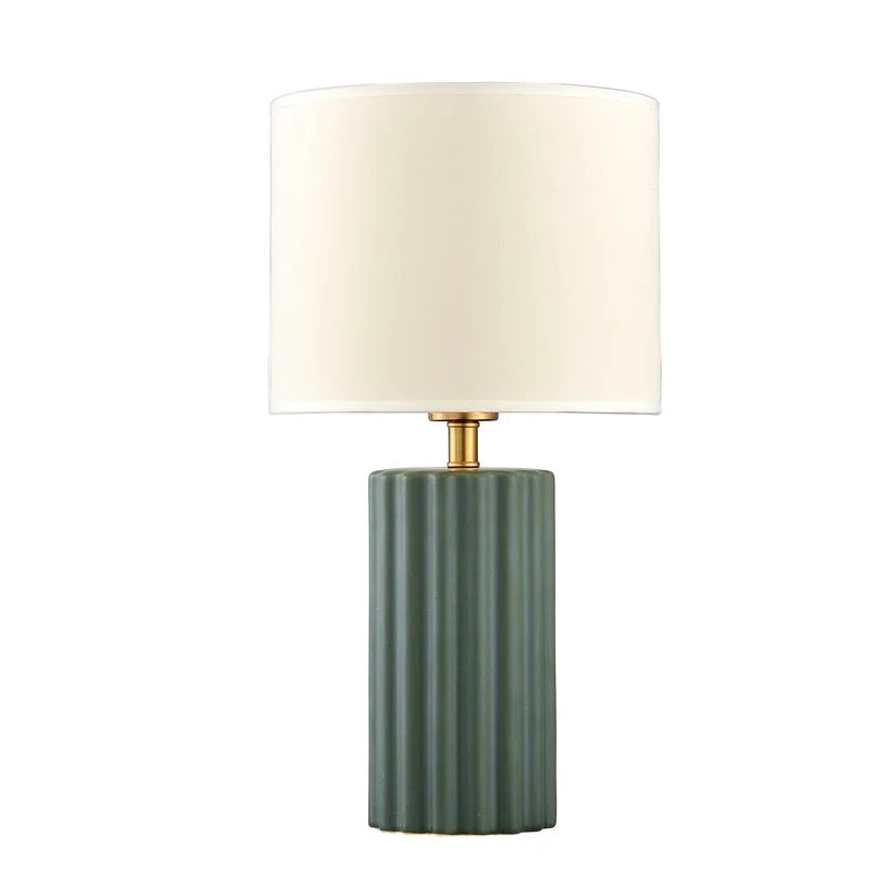 LAMPARA BASE CERAMICA VERDE
