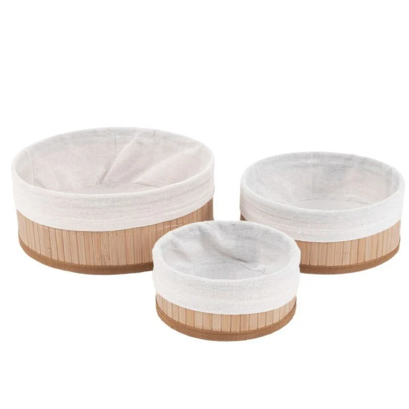 CESTA REDONDA BAMBU NATURAL