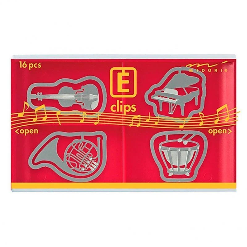 Etching Clips Instrumento Musical