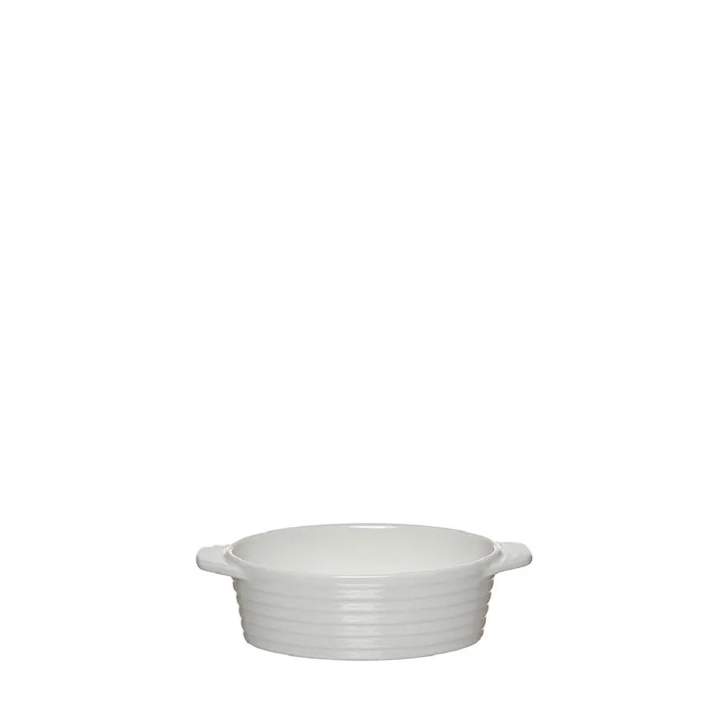 MINI FUENTE PORCELANA OVAL