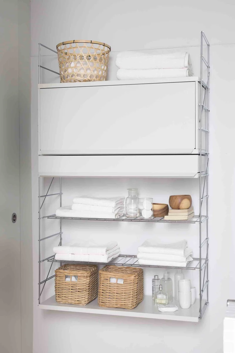 Estante rejas gris 60 cm Tria36