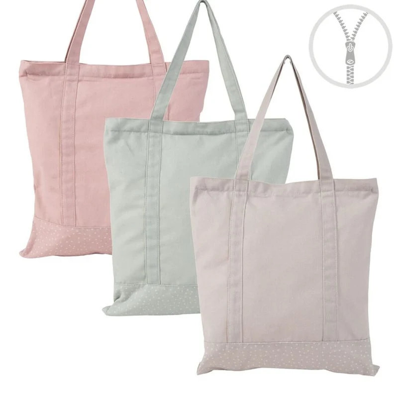 BOLSA CON CREMALLERA TOPOS