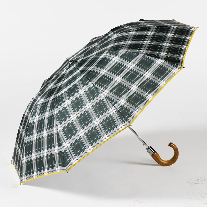 PARAGUAS SCOTTISH VERDE Y BLANCO