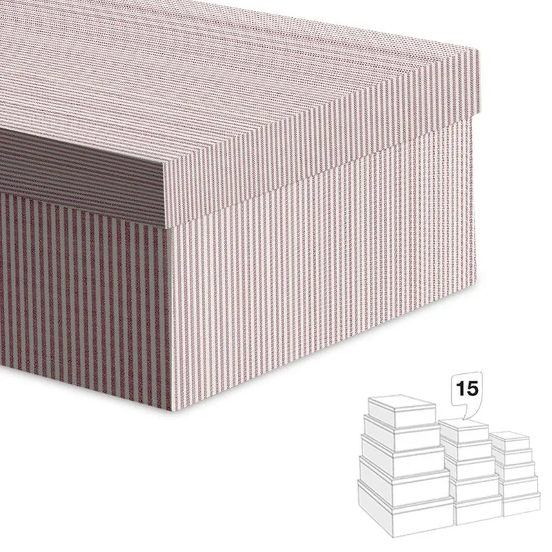 CAJAS RAYAS ROSA