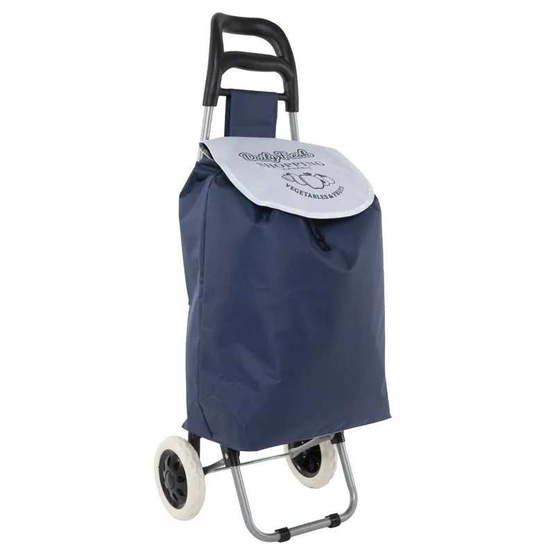 CARRO COMPRA 33L PLEG. AZUL