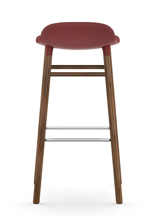 Taburete Form Nogal Rojo 75 cm