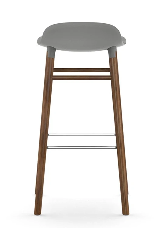Taburete Form Nogal Gris 75 cm